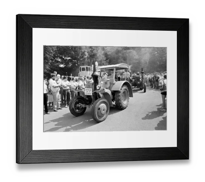 Framed Print : Lanz Bulldog Parade, grounds of the Agricultural Exhibition AGRA