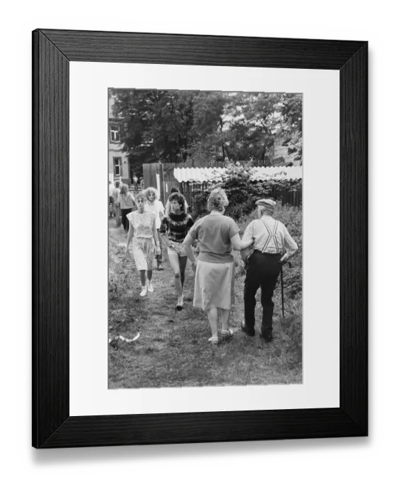 Framed Print : Public festival of the church, about 1983