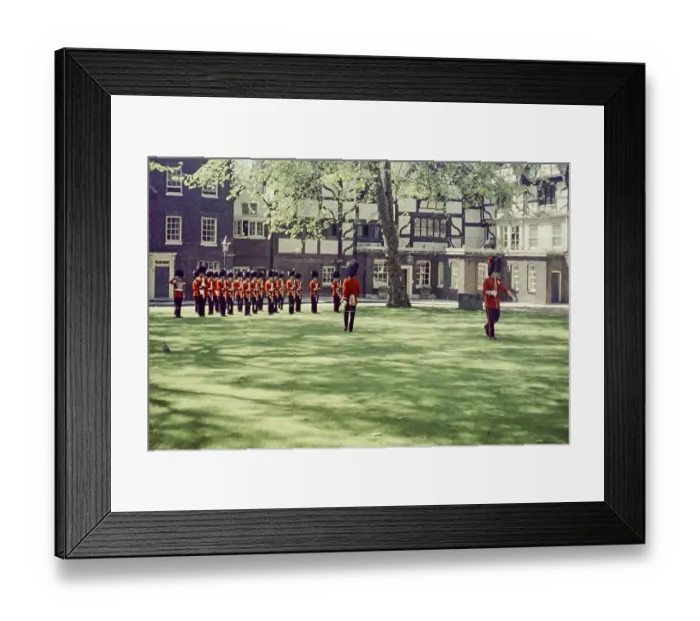 Framed Print : Military Parade in the Inner Ward