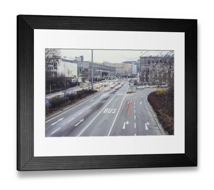 Framed Print : Arnulf-Klett-Platz with Hindenburgbau and main railway station Framed Print : Arnulf-Klett-Platz with Hindenburgbau and main railway station