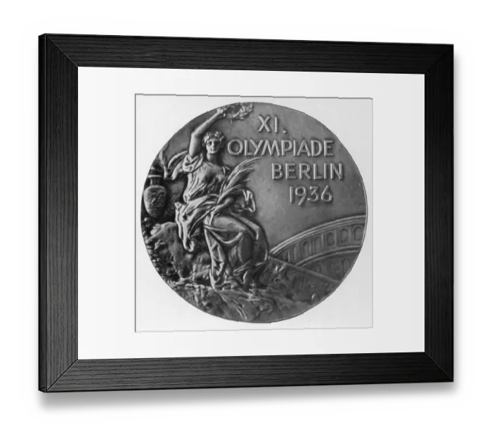 Framed Print : The Olympic medal, obverse Framed Print : The Olympic medal, obverse