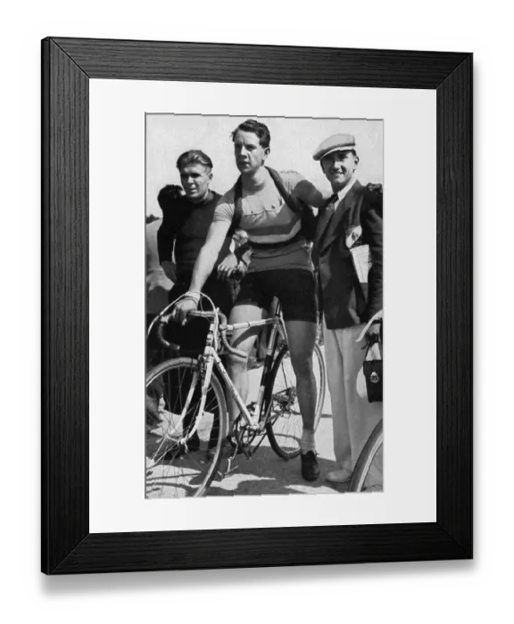Framed Print : Cycling race, Robert Charpentier (France) became winner in the Olympic road race over 100 km Framed Print : Cycling race, Robert Charpentier (France) became winner in the Olympic road race over 100 km