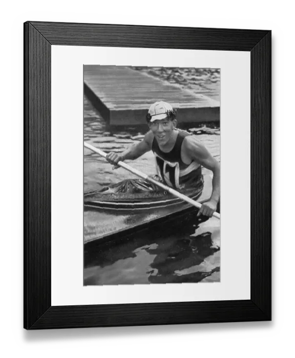 Framed Print : Kayak, Single, Gregor Hradetzki from Austria won 2 gold medals Framed Print : Kayak, Single, Gregor Hradetzki from Austria won 2 gold medals