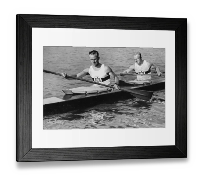Framed Print : Kayak, Ludwig Landen and Paul Wevers (Germany) won over 10