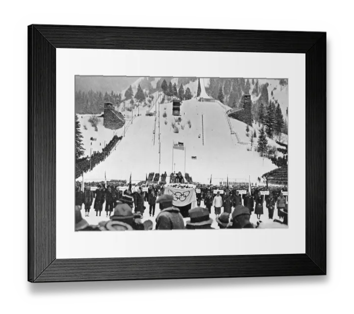 Framed Print : Opening ceremony, Dr Karl Ritter von Halt Framed Print : Opening ceremony, Dr Karl Ritter von Halt