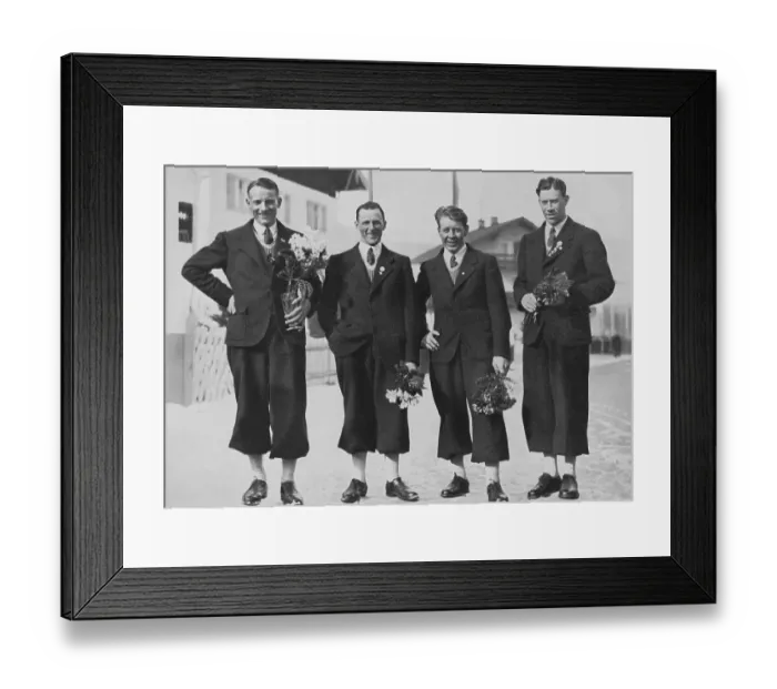 Framed Print : (left to right), Elis Viklund, Axel Wikstroem