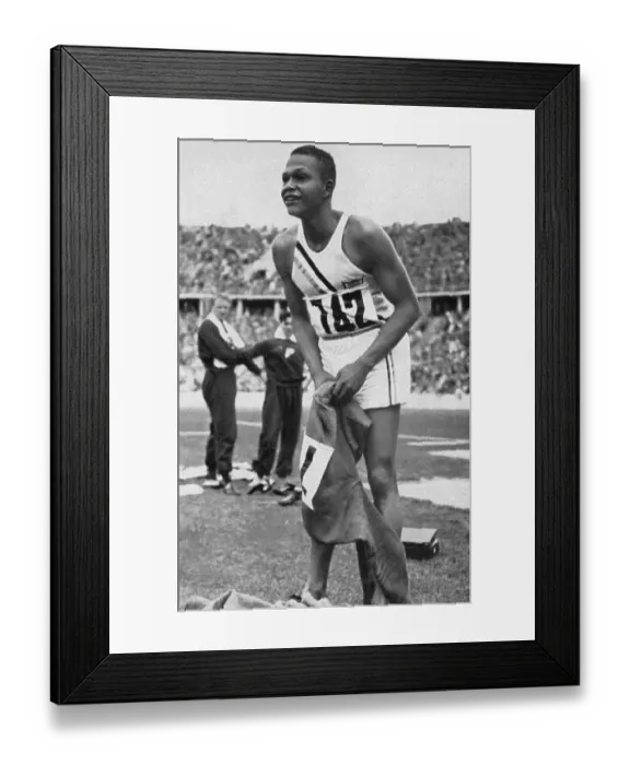 Framed Print : Archie F. Williams, the Olympia winner im 400