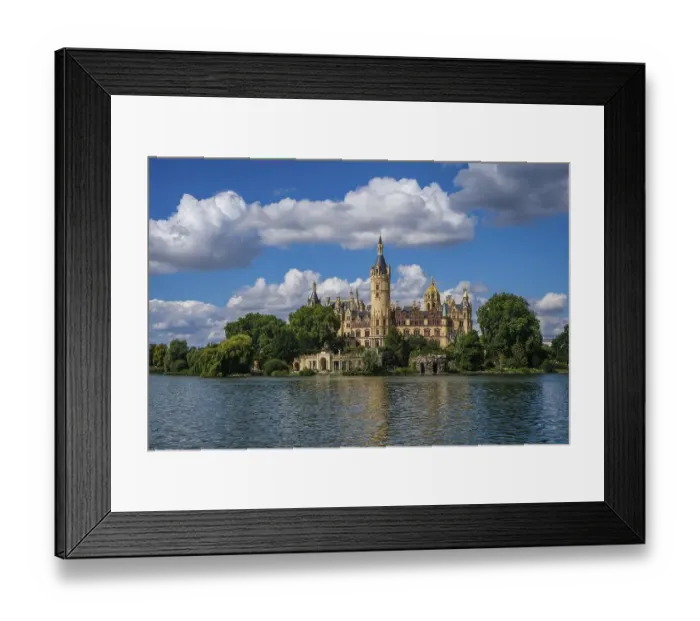 Framed Print : Schwerin, Mecklenburg-Vorpommern