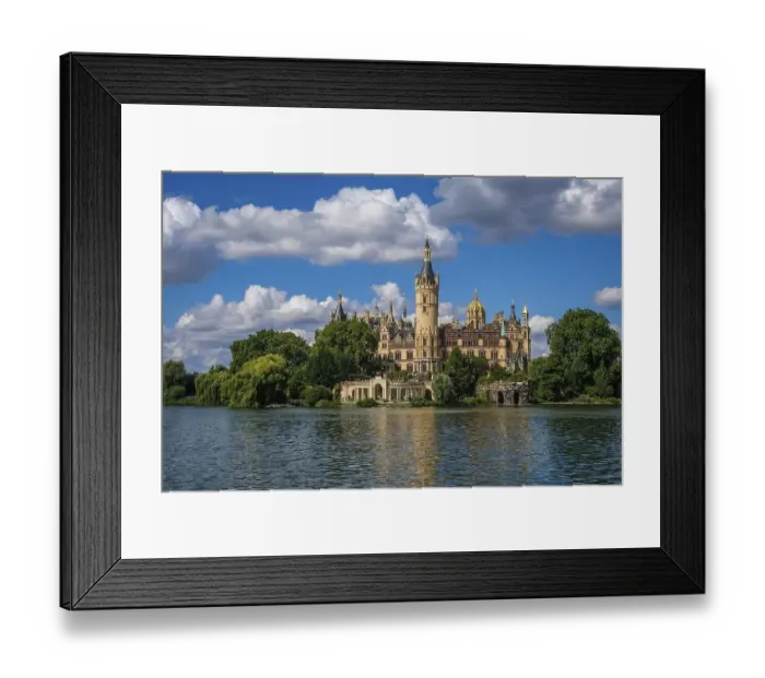 Framed Print : Schwerin, Mecklenburg-Vorpommern