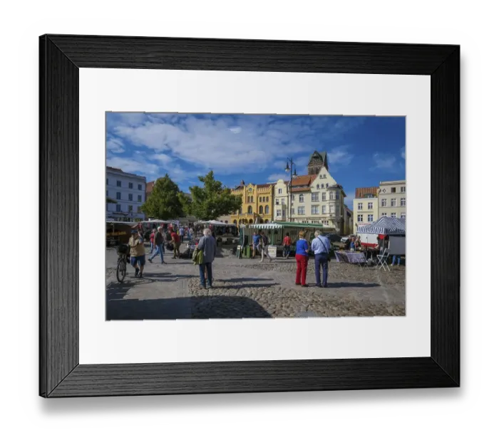 Framed Print : Wismar, Mecklenburg-Vorpommern