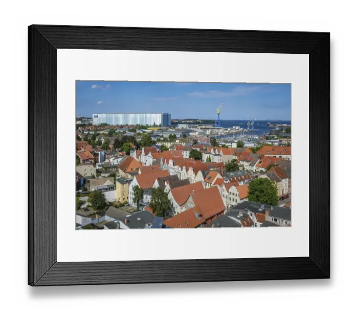 Framed Print : Wismar, Mecklenburg-Western Pomerania