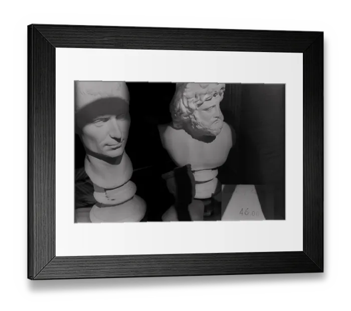 Framed Print : GDR, Berlin, 17. 4. 1988, busts for sale in a shop window in Dimitroffstrasse Framed Print : GDR, Berlin, 17. 4. 1988, busts for sale in a shop window in Dimitroffstrasse