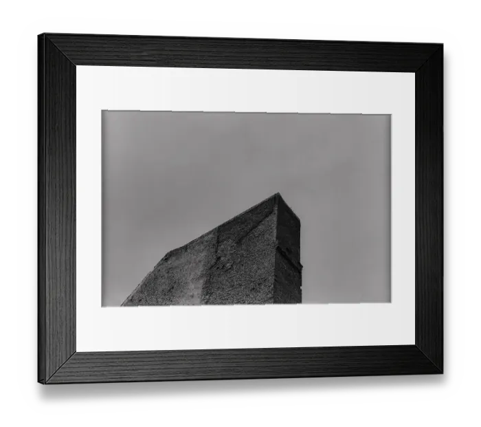 Framed Print : GDR, Berlin, 1. 4. 1988, gable of a factory ruin in Auguststrasse Framed Print : GDR, Berlin, 1. 4. 1988, gable of a factory ruin in Auguststrasse
