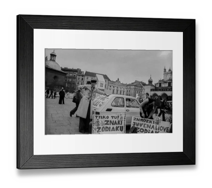Framed Print : Poland, Krakow, 22. 06. 1977, Juwenalia student carnival