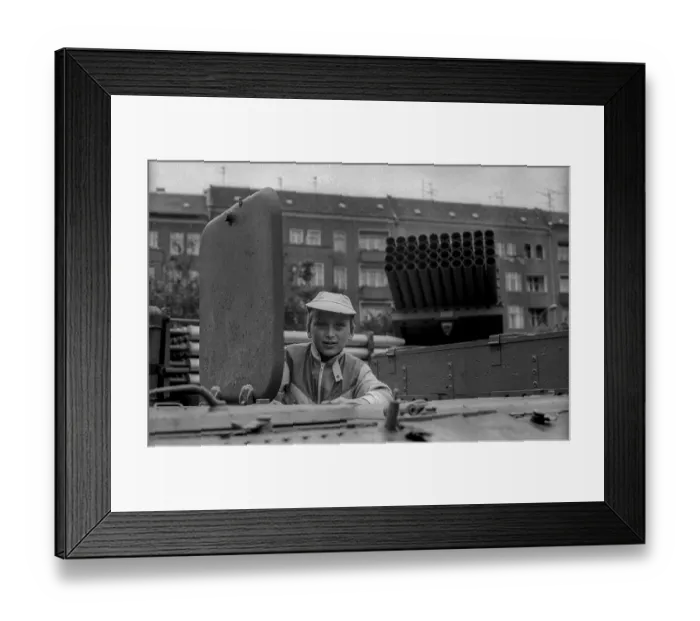 Framed Print : GDR, Berlin, 18. 06. 1987, ND (Neues Deutschland) Press festival