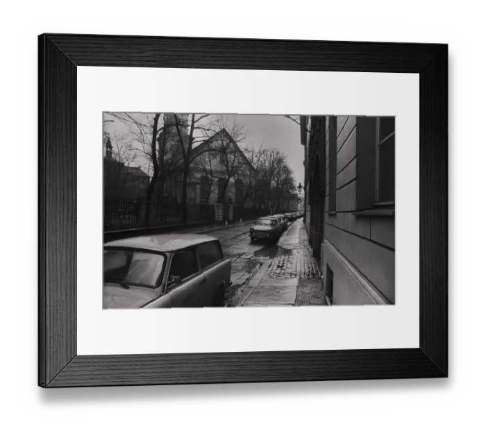 Framed Print : GDR, Berlin, 22. 3. 1988, Sophienstrasse