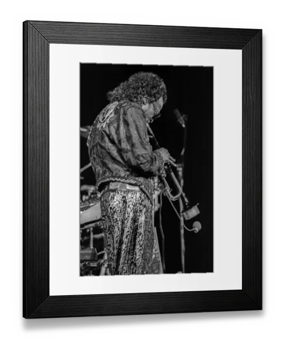 Framed Print : Poland, Warsaw, 30. 10. 1988, Miles Davis