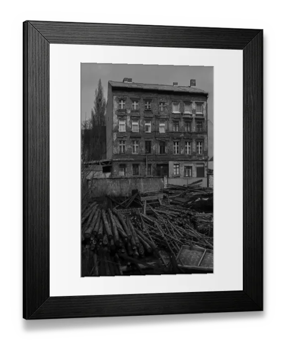 Framed Print : GDR, Berlin, 25. 03. 1986, Auguststrasse (50A)