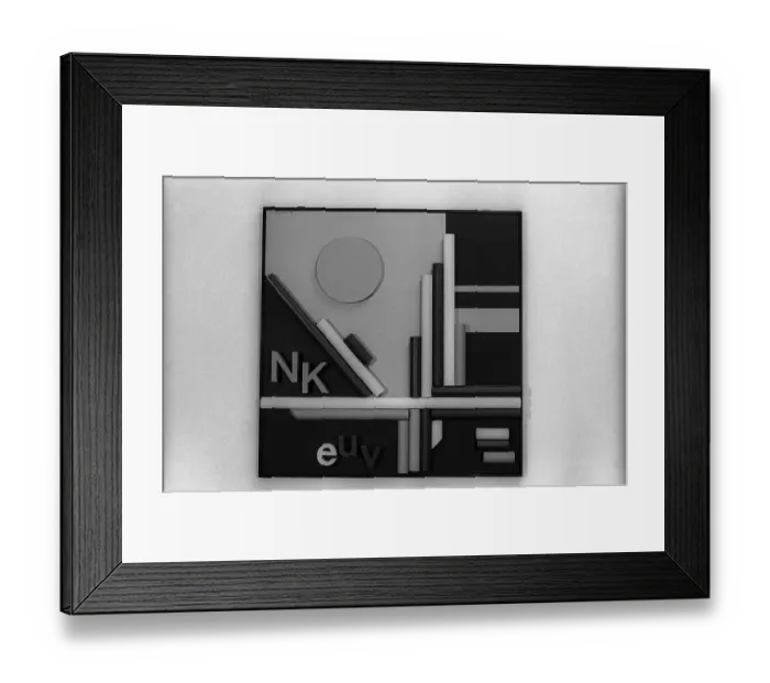Framed Print : GDR, Berlin, 07. 02. 1990, classroom of a school in Karlshorst