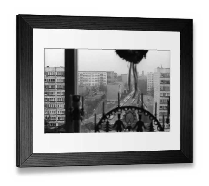 Framed Print : GDR, Berlin, 24. 12. 1989, Christmas