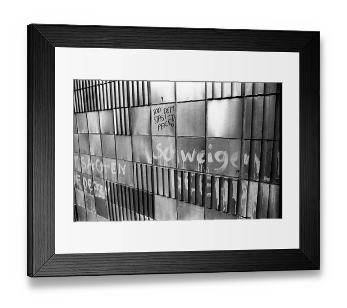 Framed Print : GDR, Berlin, 19 February 1990, headquarters of the GDR's State Security in Normannenstrasse