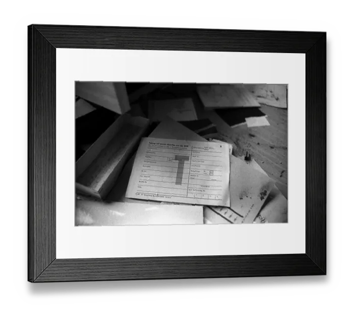 Framed Print : GDR, Berlin, 19 February 1990, GDR State Security Headquarters in Normannenstrasse