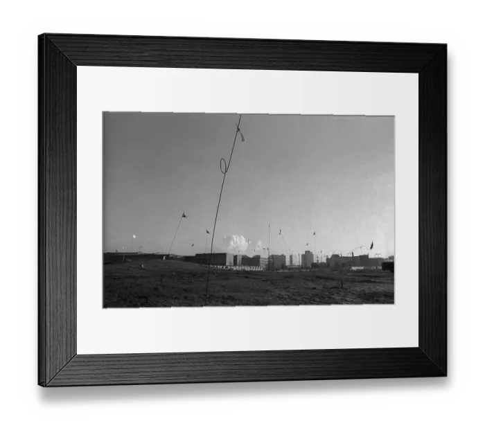Framed Print : Germany, Berlin, 13. 01. 1991, art installation
