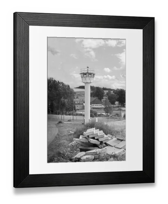 Framed Print : Germany, Moedlareuth, 18. 08. 1991