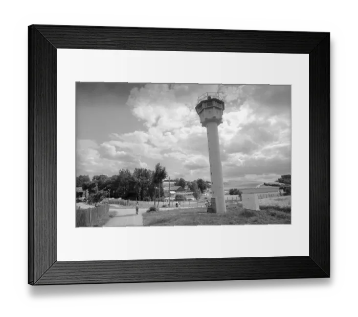 Framed Print : Germany, Moedlareuth, 18. 08. 1991