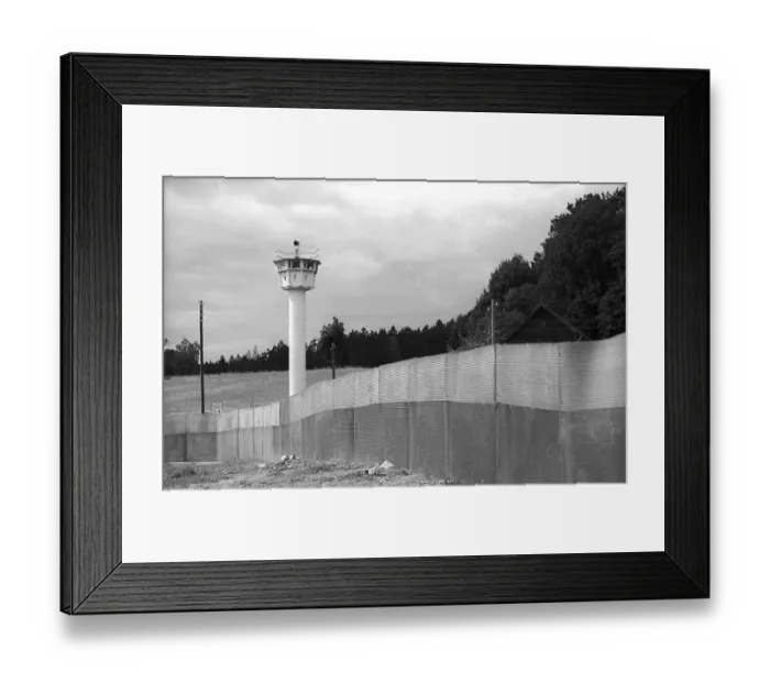 Framed Print : Germany, Moedlareuth, 18. 08. 1991