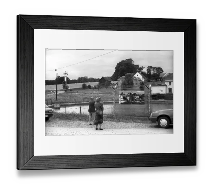 Framed Print : Germany, Moedlareuth, 18. 08. 1991