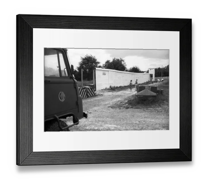 Framed Print : Germany, Moedlareuth, 18. 08. 1991