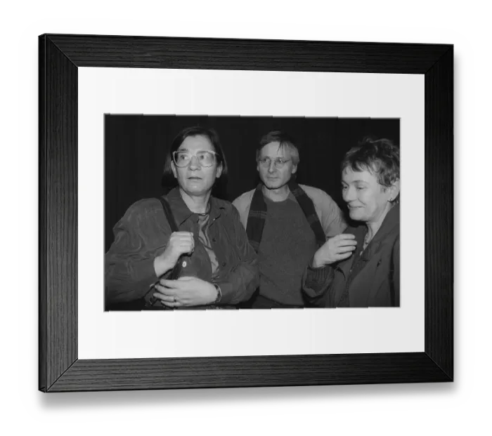 Framed Print : Germany, Berlin, 14 March 1991 (from left to right) Christa Wolf Framed Print : Germany, Berlin, 14 March 1991 (from left to right) Christa Wolf