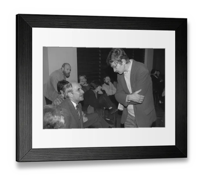 Framed Print : Germany, Berlin, 14 March 1991 (from left to right) Heinrich Fink