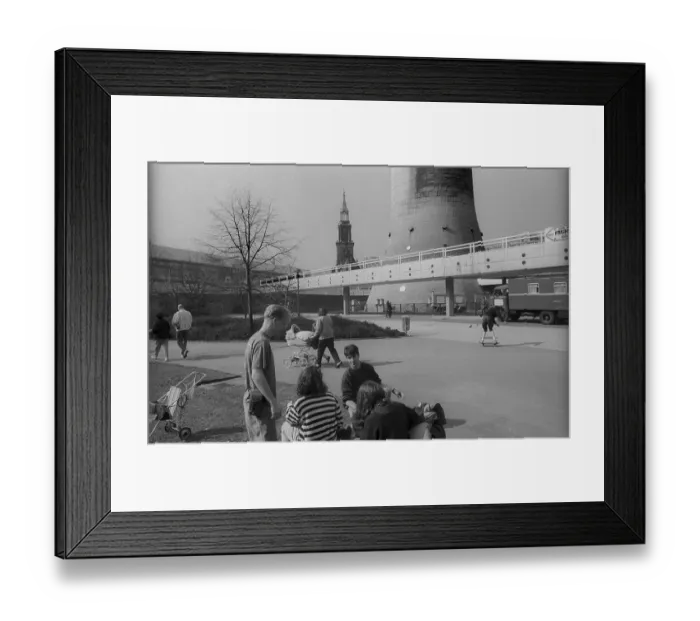 Framed Print : Germany, Berlin, 14. 03. 1991, Alexanderplatz