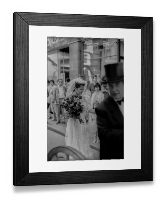 Framed Print : GDR, Leipzig, 06. 06. 1989, wedding Framed Print : GDR, Leipzig, 06. 06. 1989, wedding