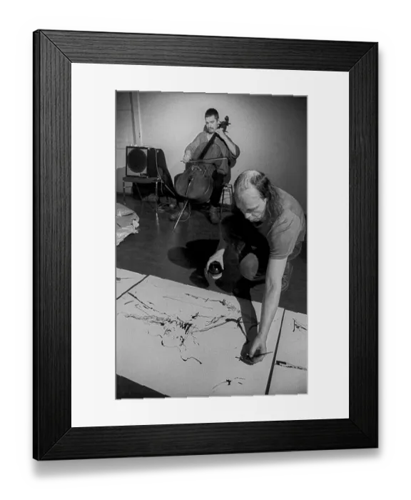 Framed Print : GDR, Berlin, 25. 11. 1988, Jazzfest at the HdjT Framed Print : GDR, Berlin, 25. 11. 1988, Jazzfest at the HdjT