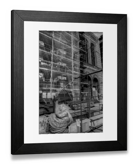 Framed Print : GDR, Berlin, 07. 05. 1989, Oranienburger Strasse