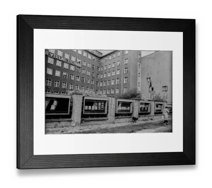 Framed Print : GDR, Berlin, 12. 05. 1989, VEB Verlag Technik