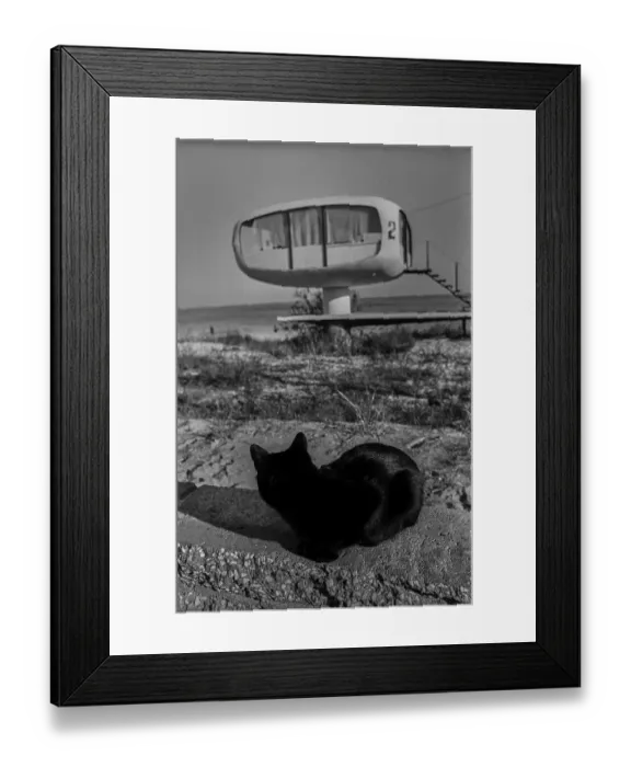 Framed Print : GDR, Binz, 04. 11. 1988, Standpromenade Framed Print : GDR, Binz, 04. 11. 1988, Standpromenade