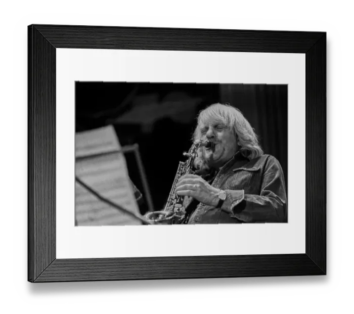 Framed Print : GDR, Berlin, 25. 11. 1988, Jazzfest at the HdjT