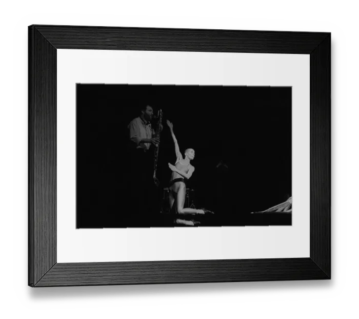 Framed Print : GDR, Berlin, 19. 02. 1989, Sounds
