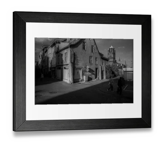 Framed Print : GDR, Stralsund, 23. 09. 1988, street in Stralsund Framed Print : GDR, Stralsund, 23. 09. 1988, street in Stralsund