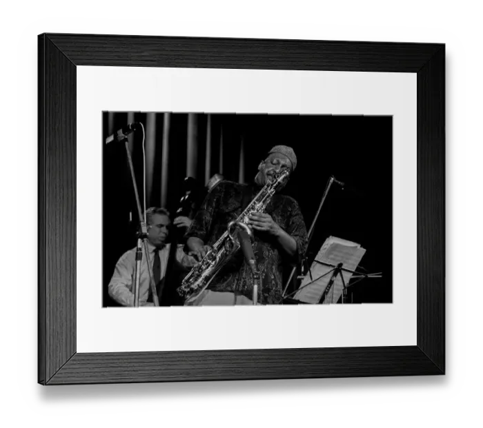 Framed Print : GDR, Berlin, 03.06.1988, Jazz Stage 1988