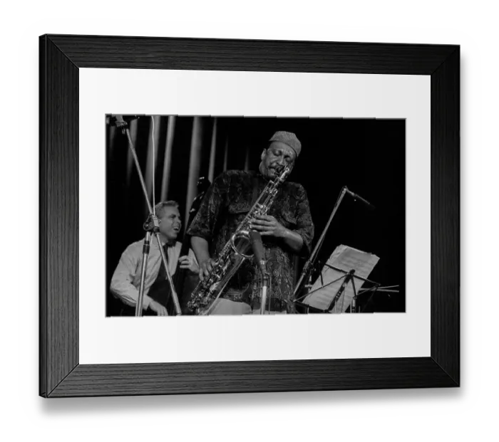 Framed Print : GDR, Berlin, 03.06.1988, Jazz Stage 1988