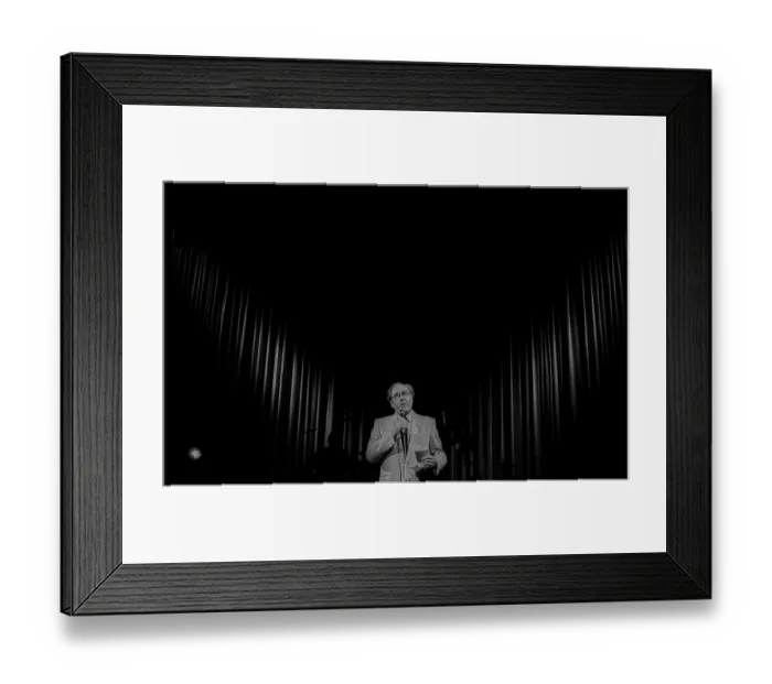 Framed Print : GDR, Berlin, 04.06.1988, Jazz Buehne 1988