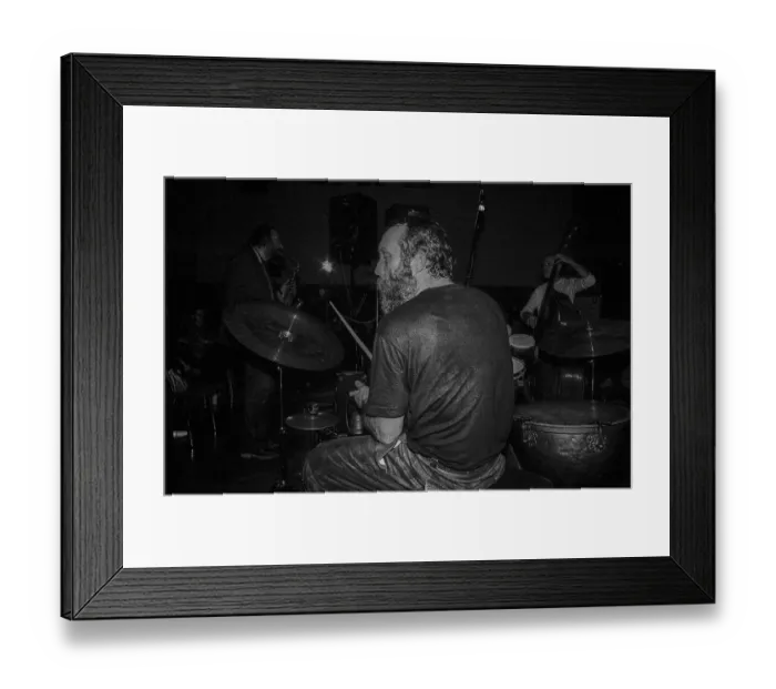 Framed Print : GDR, Berlin, 26.2.1988, Jazzfest at the HdjT