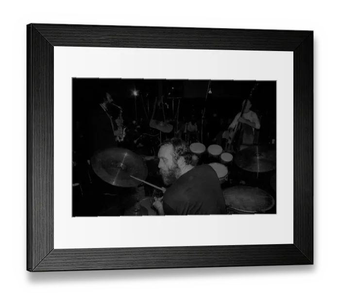 Framed Print : GDR, Berlin, 26.2.1988, Jazzfest at the HdjT
