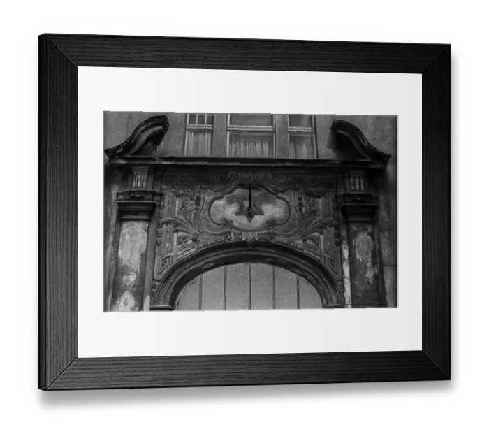 Framed Print : GDR, Berlin, 24.05.1988, entrance with Star of David