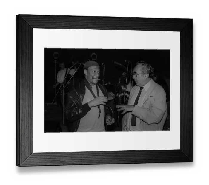 Framed Print : GDR, Berlin, 04.06.1988, Jazz Stage 1988